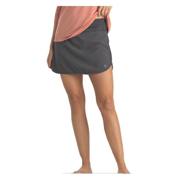 Free Fly Bamboo Lined Breeze Skort Womens XXL Dark Gray Athletic UPF 50+ - Picture 3 of 9